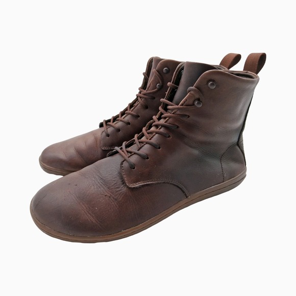 VivoBarefoot Shoes - Vivobarefoot Boots Womens EU 41 US 10 Brown Leather Barefoot Thermal Chukka